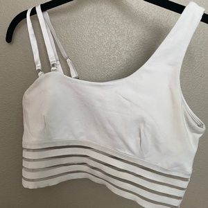 Bombshell sportswear white sports bra